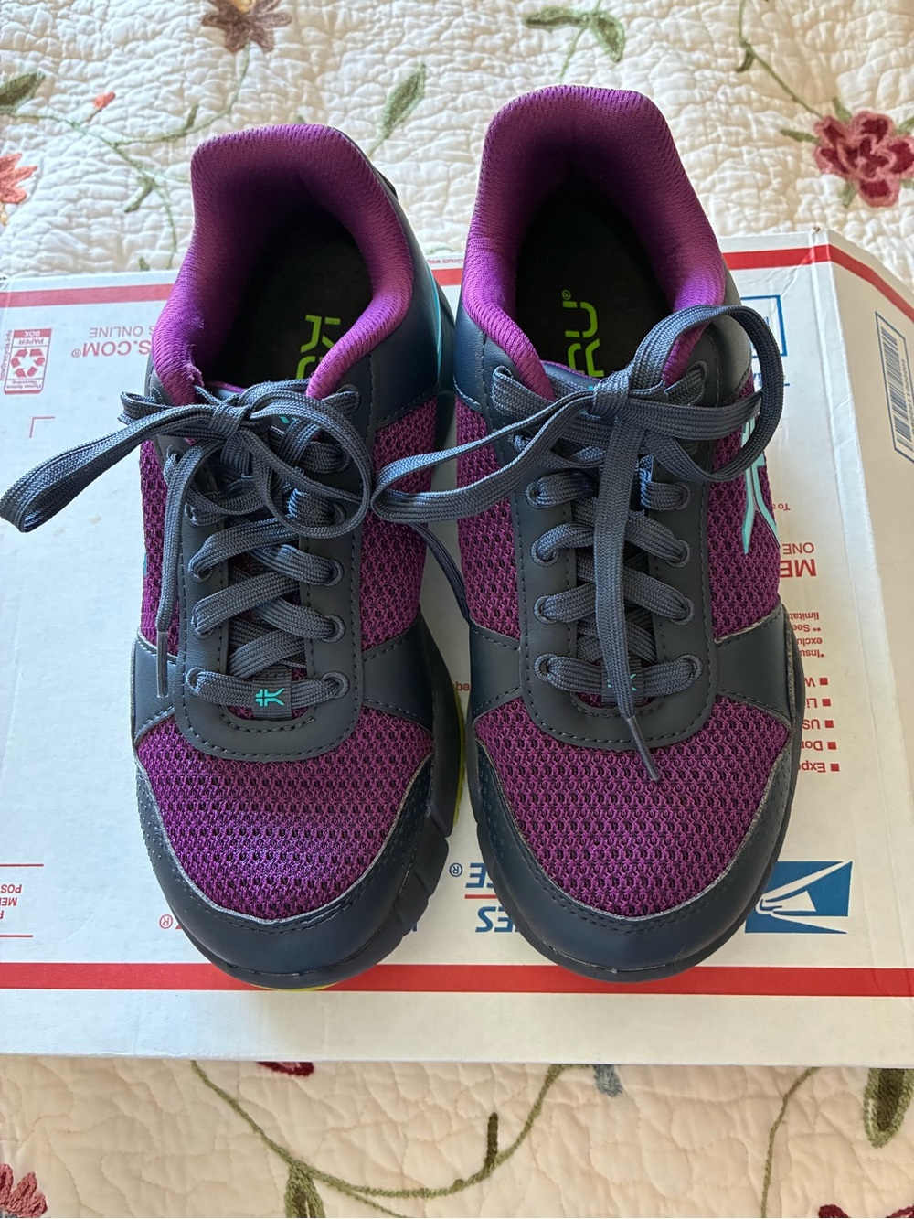 Kuru Quantum 2 Women’s Size 7.5 W Electric Grape & Midnight Blue Athletic Shoes